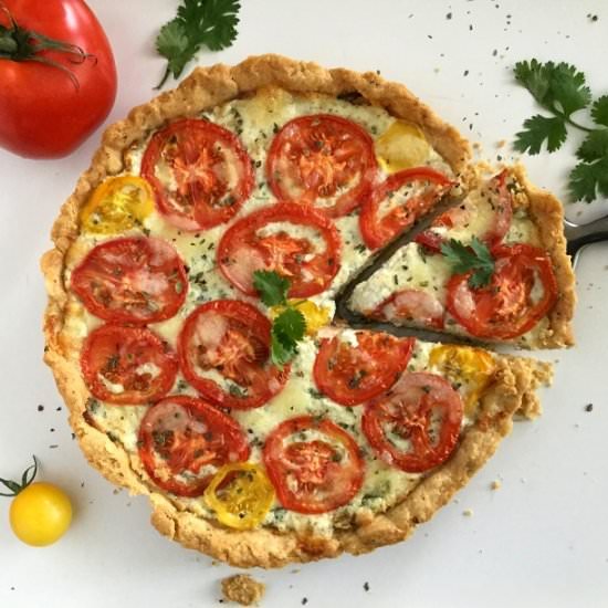 Rustic Tomato-Ricotta Tart