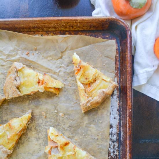 Persimmon & Camembert Galette