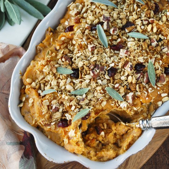 SWEET POTATO AND CAULIFLOWER BAKE