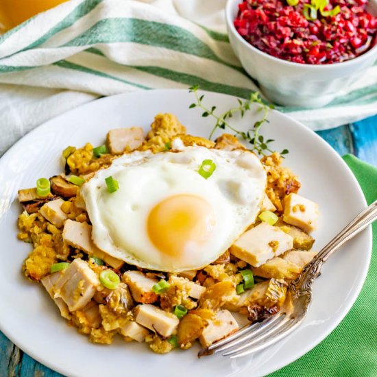 Thanksgiving breakfast hash