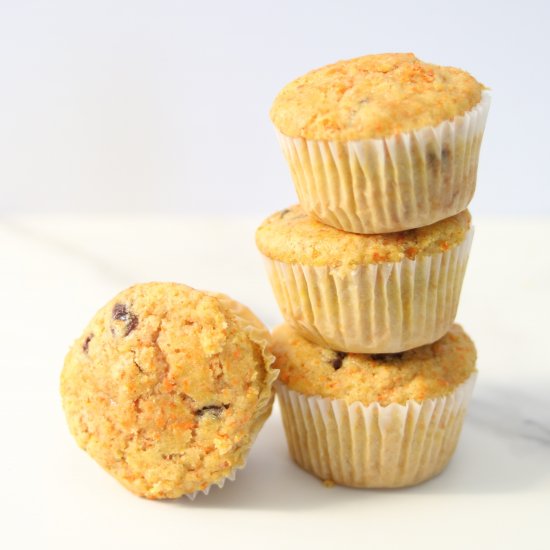 gluten-free carrot cake muffins