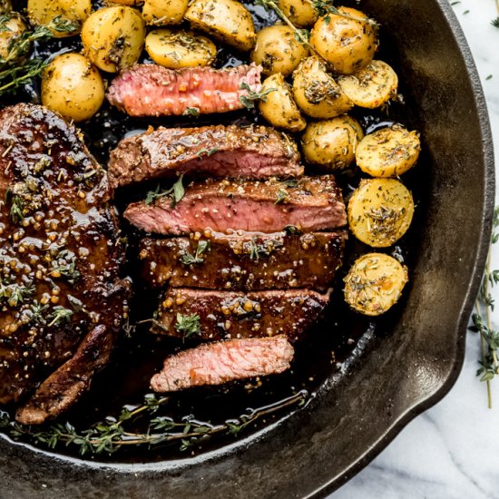 TOP SIRLOIN IN BOURBON SAUCE