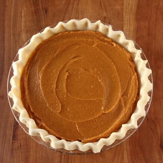 Sweet Potato Pumpkin Pie