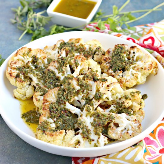 Roasted Cauliflower Steaks