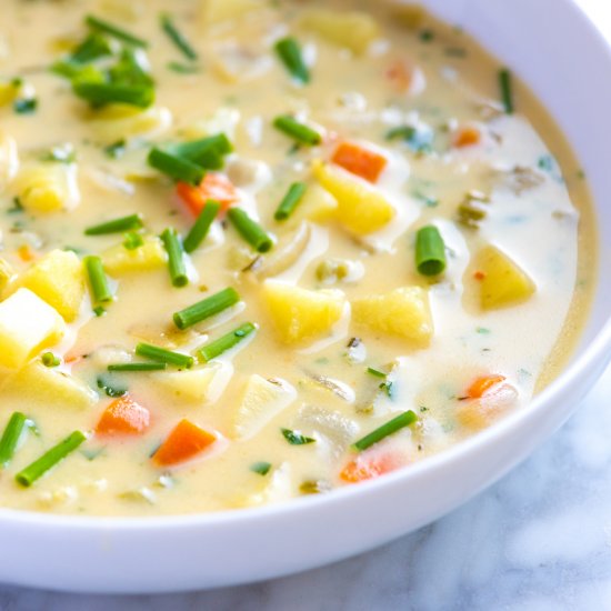 Easy Homemade Potato Soup