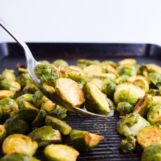 Dijon Roasted Brussels Sprouts