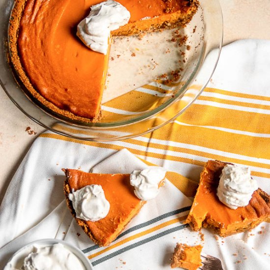 Sweet Potato Butterscotch Pie