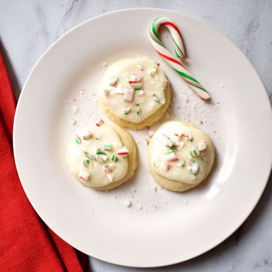 Peppermint Meltaway Cookies