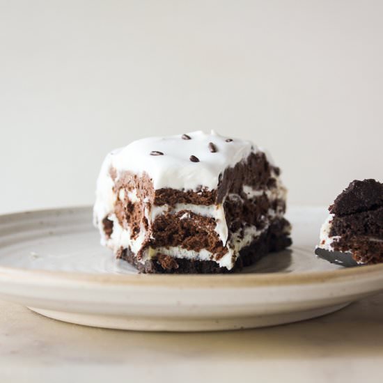 Double Chocolate Mousse Cake