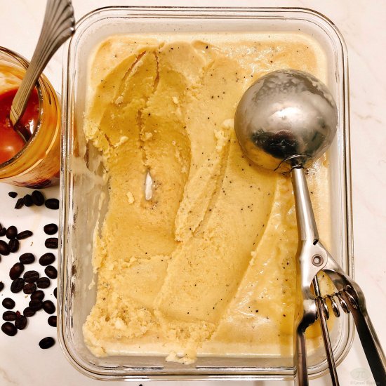 Salted Caramel Latte Ice Cream