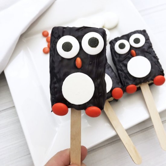 Penguin Rice Krispie Treats