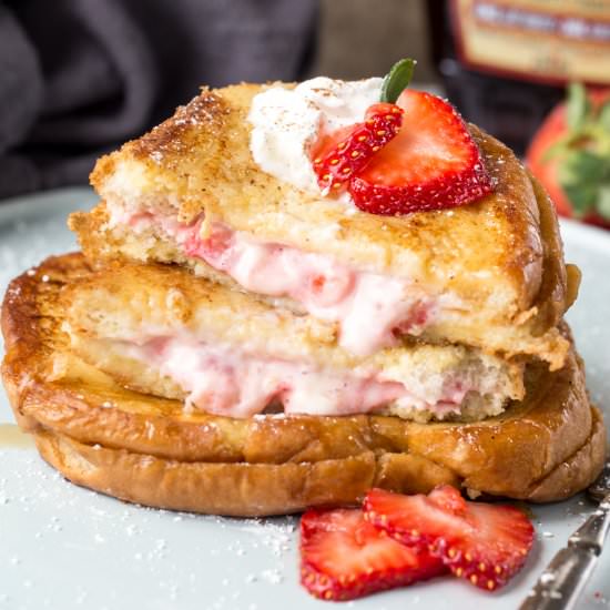 Cheesecake Stuffed French Toast