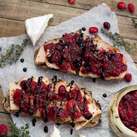 Turkey Cranberry Paninis