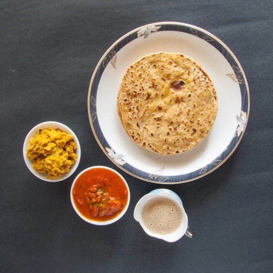 Stuffed Chana Dal Paratha