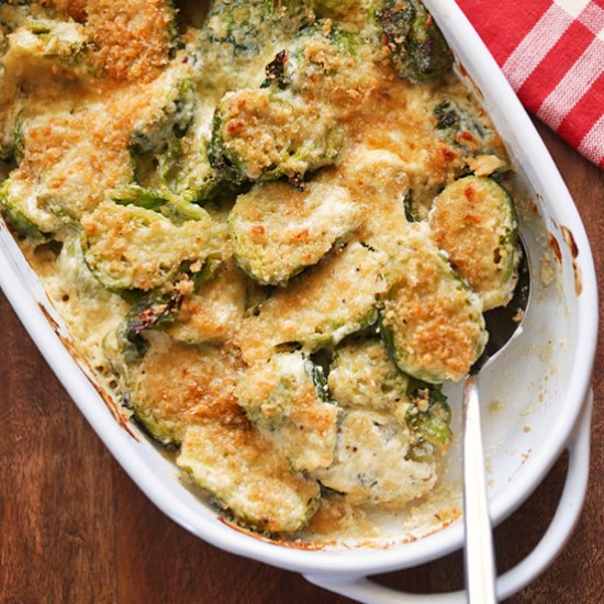 brussels sprouts gratin