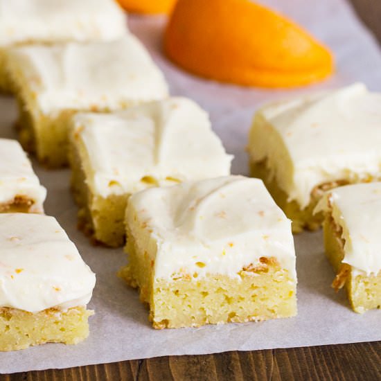 Orange Blondies