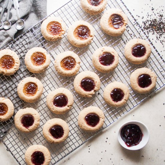 Chai Spiced Thumbprint Cookies