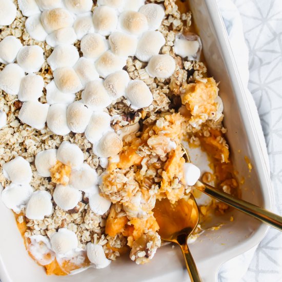 Healthy Sweet Potato Casserole