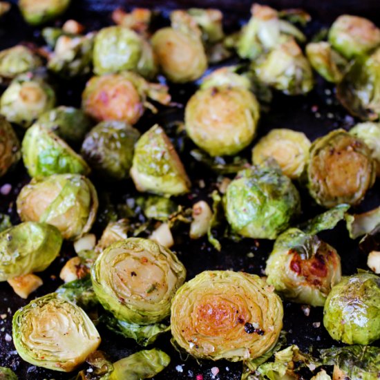 Oven Roasted Brussels Sprouts