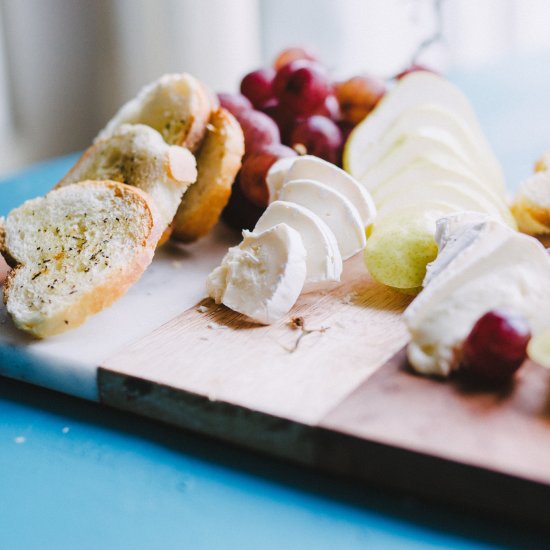 Brie Cheese Board