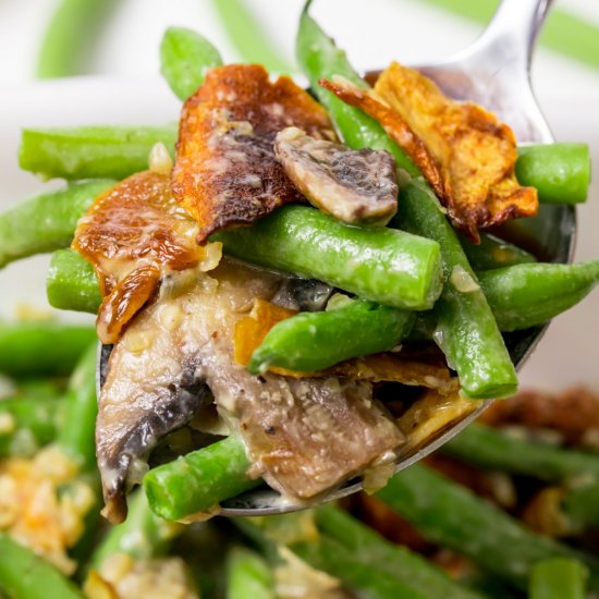 Vegan green bean casserole