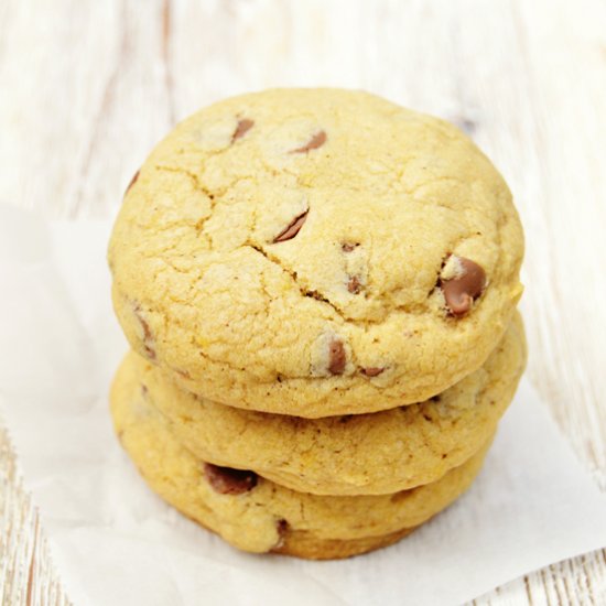 Pumpkin Chocolate Chip Cookies