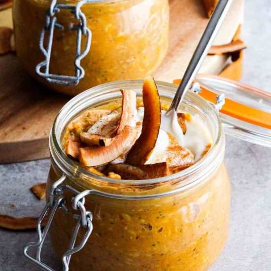 Coconut Pumpkin Overnight Oat