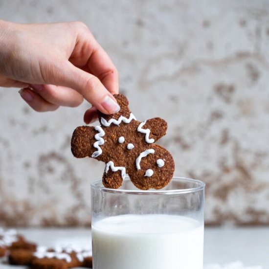 Paleo Gluten Free Gingerbread Men