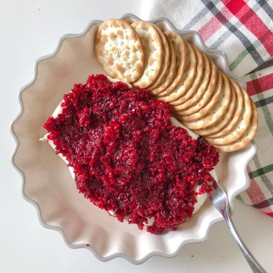 The Best Spicy Cranberry Dip