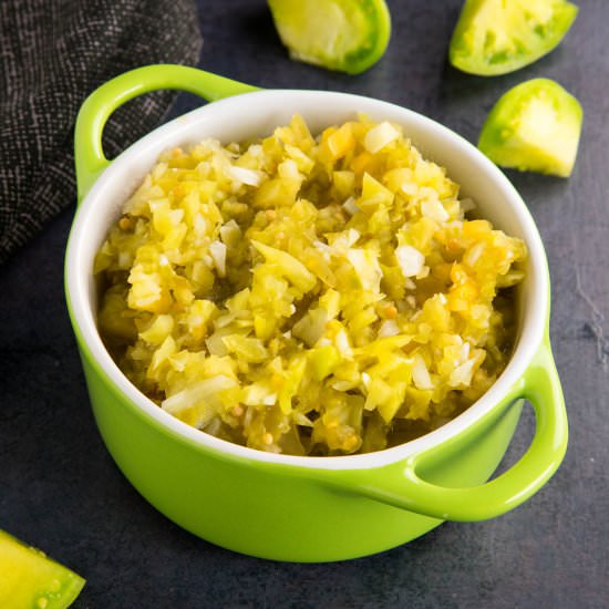 Green Tomato Relish