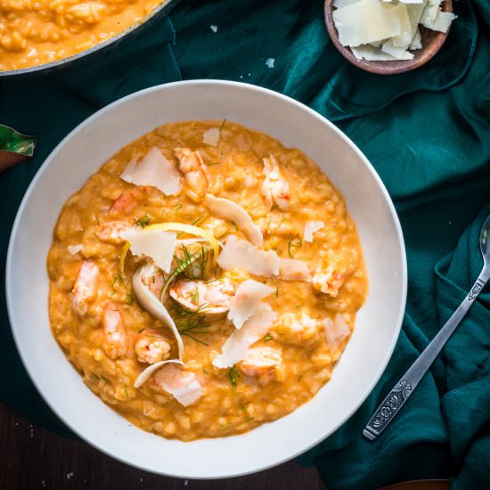 Shrimp Bisque Risotto