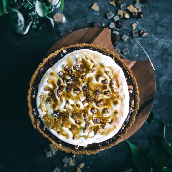 VEGAN S’mores Pie