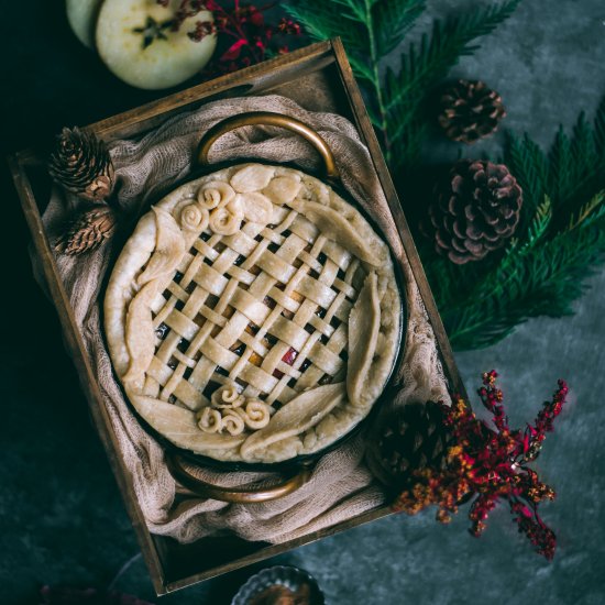 Vegan Apple Pie for Two