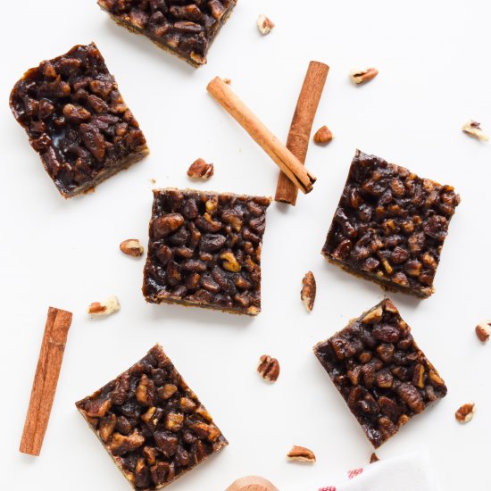 Vegan Pecan Pie Bars