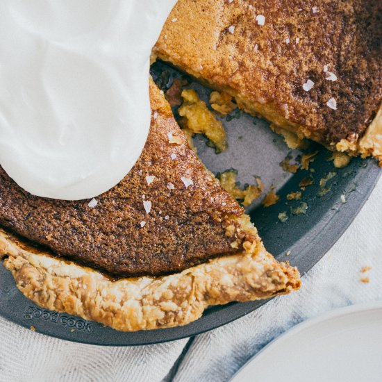 salted honey pie