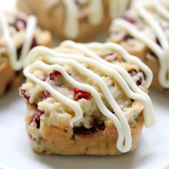 GF/V Cranberry Bliss Bars (Squares)