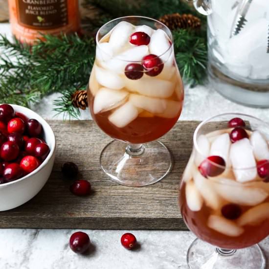 Cranberry Wine Spritzer