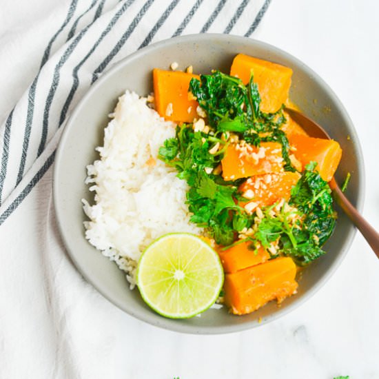 Thai Butternut Squash Red Curry