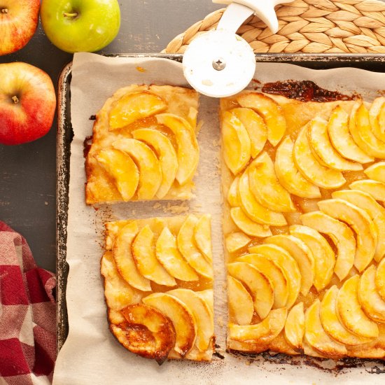 Gluten-free Vegan French Apple Tart