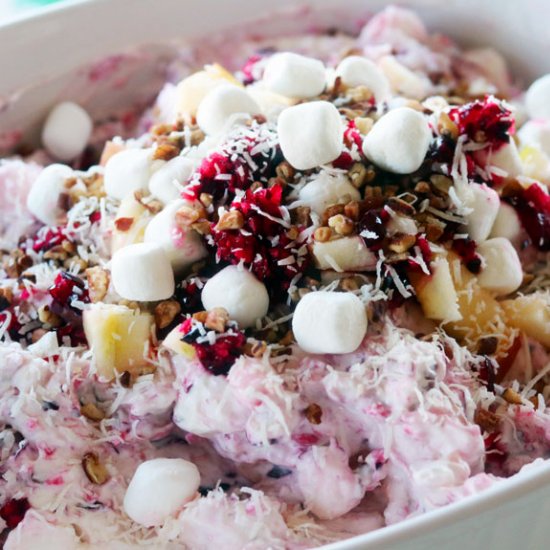 cranberry apple marshmallow salad