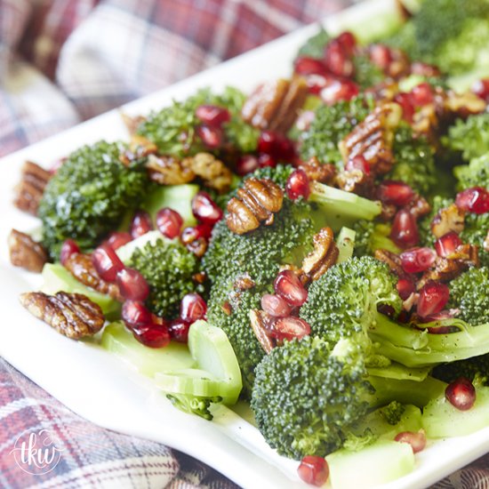 Browned Butter Broccoli Pecandine