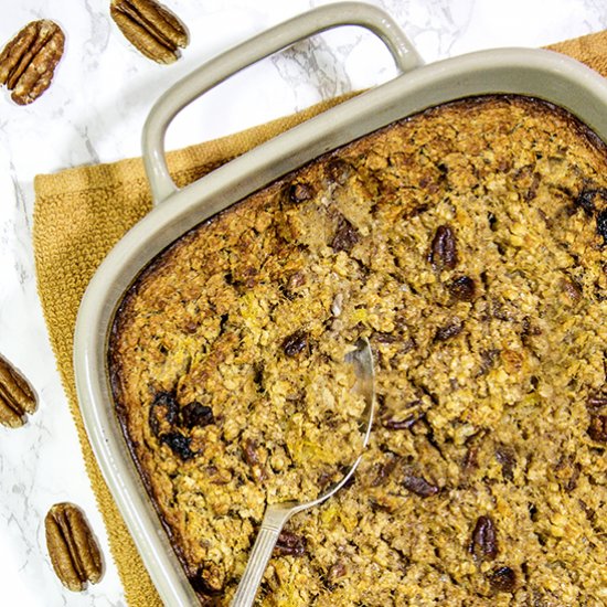 Pumpkin Spiced Baked Oatmeal