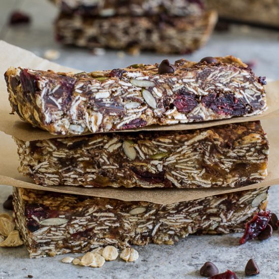 Nut-Free Chewy Granola Bars