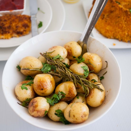 Lemon Rosemary Roast Potatoes