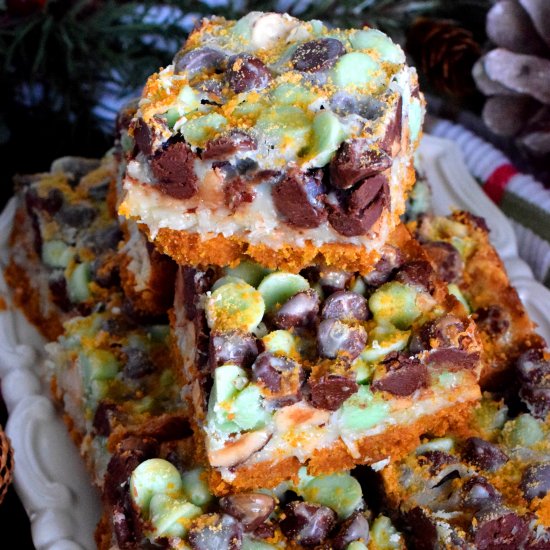 Dark Chocolate & Mint Chip Squares