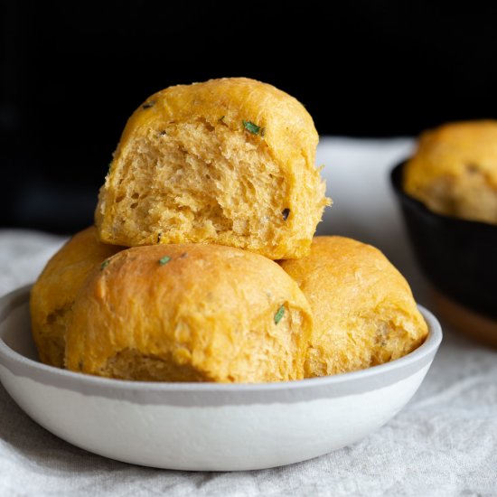 Vegan Sweet Potato Rolls