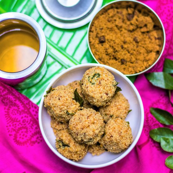 RAVA LADOO WITH GHEE