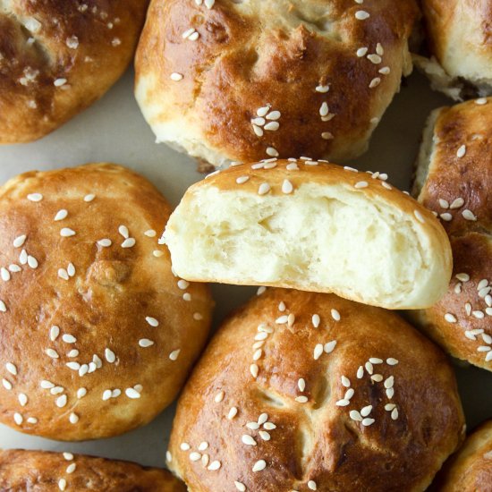 Buttery Pretzel Rolls