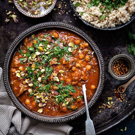 Moroccan lamb tagine