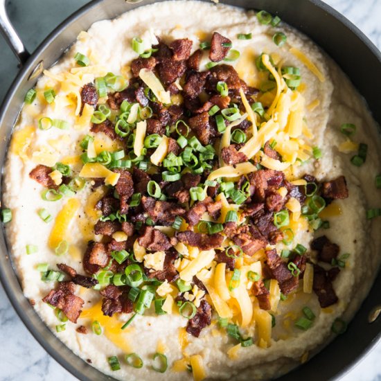 Loaded Cauliflower Soup